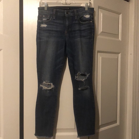 Joe’s Jeans - Ladies cropped denim with rough hem 28 - Picture 1 of 4